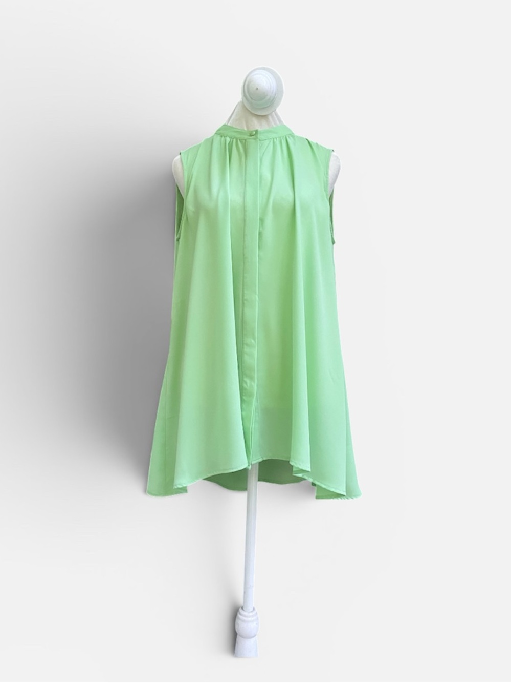 Gibson Latimer Sleeveless Button-up High Low Tunic in Mint Sz S NEW